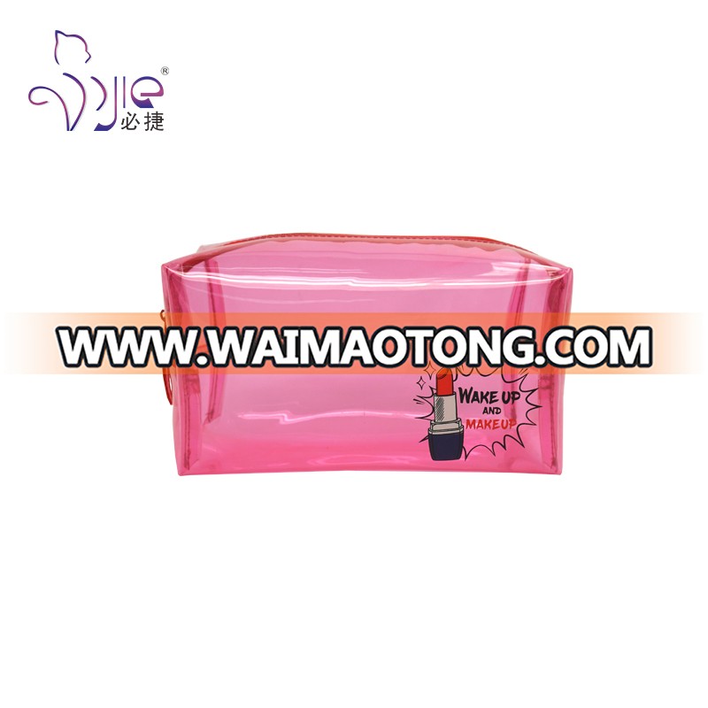 Clear Color PVC Transparent Toiletry Travel Cosmetic Bag